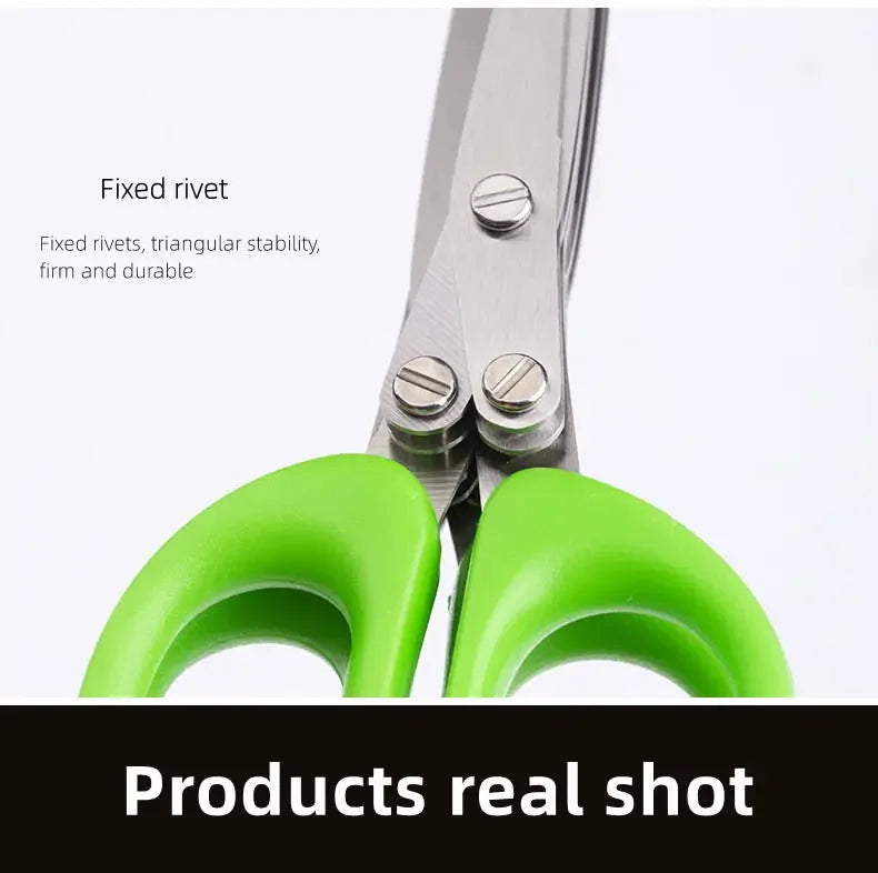 Multi-Functional Cooking Tool with 3/5 Layer Stainless Steel Kitchen Scissors