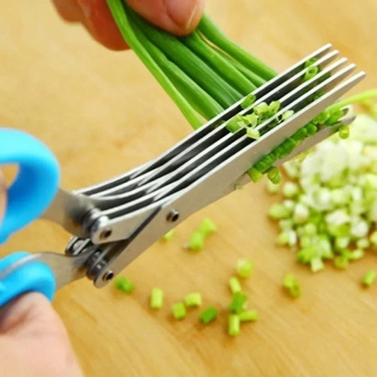 Multi-Functional Cooking Tool with 3/5 Layer Stainless Steel Kitchen Scissors