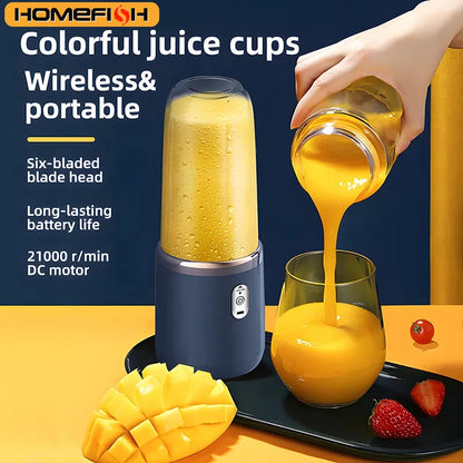 Double Cup Electric Fruit Juicer and Blender