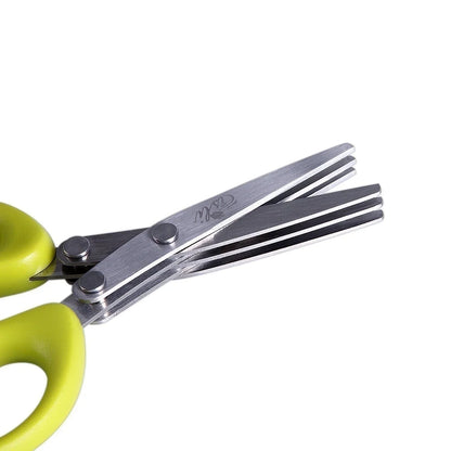 Multi-Functional Cooking Tool with 3/5 Layer Stainless Steel Kitchen Scissors