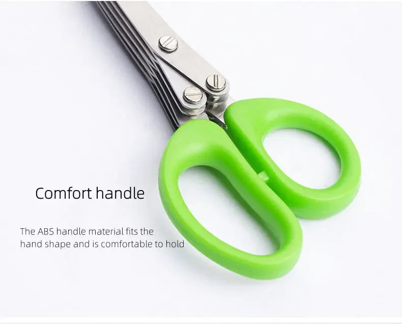 Multi-Functional Cooking Tool with 3/5 Layer Stainless Steel Kitchen Scissors