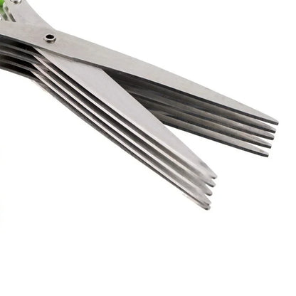 Multi-Functional Cooking Tool with 3/5 Layer Stainless Steel Kitchen Scissors